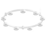 Корпус светильника Techno Ring подвесной для насадок Ø85мм C9241/9 SWH белый песок D740*70.5mm GX53/9