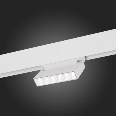 ST364.546.06 Магнитный трековый светильник белый LED 1*6W 4000K 532Lm Ra>80 36° IP20 L120xW22xH108 48V