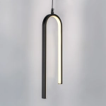 749017 Подвес SATURNO LED 8W 640LM ЧЕРНЫЙ 3000K