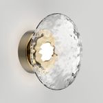 Настенный светильник с прозрачным стеклянным плафоном 50389/1 LED латунь