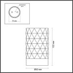 4286/1C HIGHTECH ODL22 403 белый/золотистый/металл Потолочный светильник IP20 LED GU10 max 10W AD ASTRUM