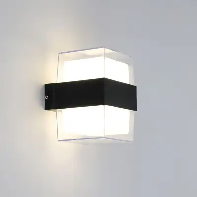 Уличный настенный светильник Arte Lamp ULYSSES A8705AL-2BK, 2хLED