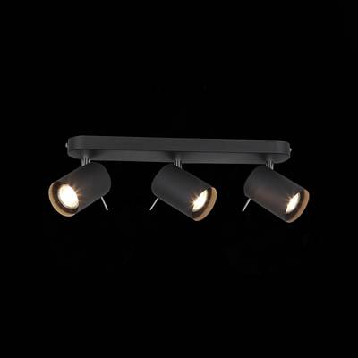 SL597.401.03 Спот ST-Luce Черный, Хром/Черный GU10 LED 3*3W