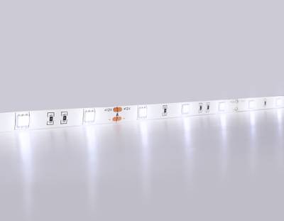 Светодиодная лента GS1903 5050 30Led/ 7.2W m/ 12V IP65 6500K/ 5000*10*2.87mm/ кратность резки 100mm (2 конт.)