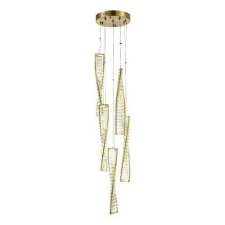 SL6205.303.05 Светильник подвесной ST-Luce Латунь/Прозрачный LED 1*55W 3000K
