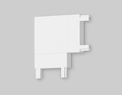 Коннектор угловой для накладного шинопровода Magnetic Ultra Slim GV1113 WH белый 36*36*6