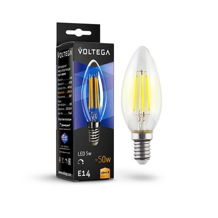 Светодиодная лампа Crystal Candle 5W 2800K E14 DIM, 8460. TM Maytoni