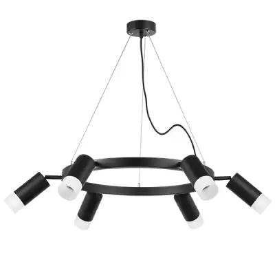 LR0163761 Люстра RULLO 6х50W GU10 ЧЕРНЫЙ (571016+214437-6+202431-6)