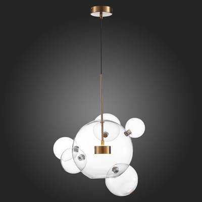 SL1133.213.01 Светильник подвесной ST-Luce Латунь/Прозрачный LED 1*14W 3000K