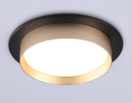 Светильник встраиваемый TN5228 BK/GD черный/золото GX53 max 12W D110*35