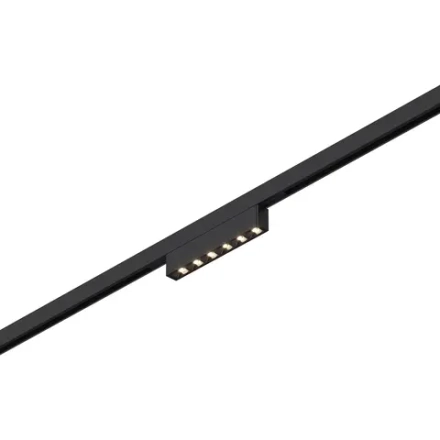 ST666.436.05 Магнитный трековый светильник Черный LED 1*5W 3000K 220Lm Ra>90  IP20 L100xW10xH18 24V