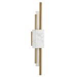 4359/10WL MIDCENT ODL23 221 белый мрамор/золотистый металл Настенный светильник IP20 LED 10W 655Лм 3000K MARMI