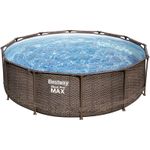Бассейн каркасный круглый 366*100 см, 9150 л, Steel Pro Max 56709 (набор) Bestway