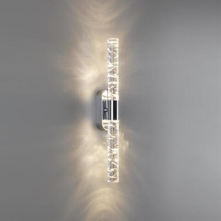 7146/10WL L-VISION ODL26 233 светильник хром/хрусталь/металл IP20 LED 10W 900Лм 3000K 180° 220V PILAR