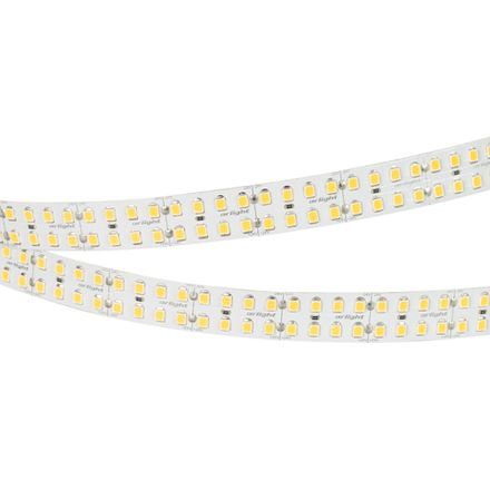 Светодиодная лента RT-A320-15mm 24V Warm3500 (24 W/m, IP20, 2835, 5m) (Arlight, высок.эфф.150 лм/Вт)