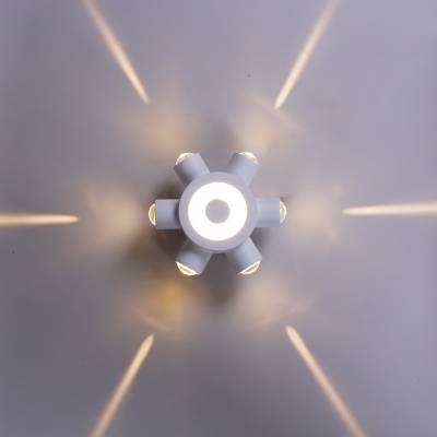 86973-9.2-007U LED2W+6*1W WT светильник настенный