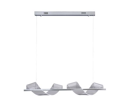 08042-2AS,02 Подвес Илина хром w90*20 h150 Led 28W (4000K)