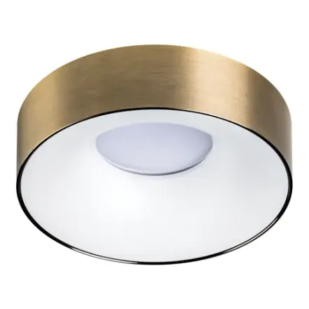 L01002021 Светильник LEVIGO MR16/HP16 БЕЛЫЙ МАТОВЫЙ/БРОНЗА (010020+510021)