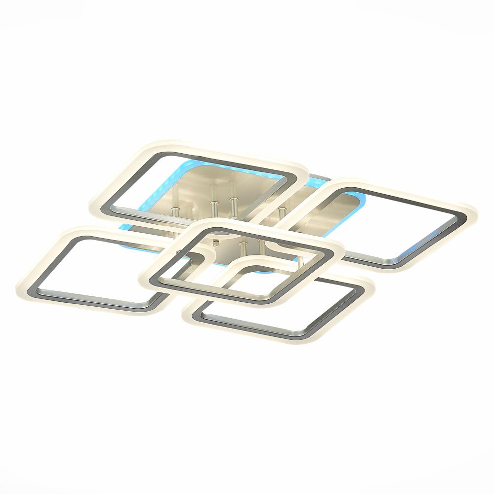 SLE200492-05RGB Светильник потолочный Серебристый/Белый LED 1*140W RGB 10W 3000-6000K SLE200492-05RGB Светильник потолочный Серебристый/Белый LED 1*140W RGB 10W 3000-6000K