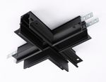 Коннектор х-образный для встраиваемого шинопровода Magnetic GL3358 BK черный 170*170*46,8