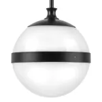 813117 Подвес GLOBO 1х40W E14 black/white Lightstar