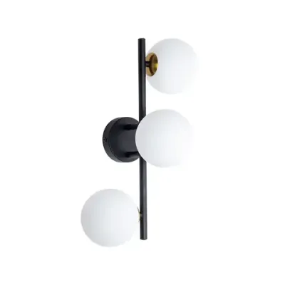 Настенно-потолочный светильник Arte Lamp GEMINI A2243PL-3BK, 3хG9