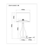 Декоративная настольная лампа Arte Lamp NAOS A5043LT-1WH, 1хE27