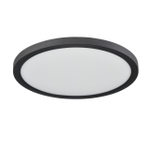 7788/24L MITRA LED SN 537 Светильник пластик/белый/черный LED 24Вт 3000/4000/6500К D300 IP44 CCT/датчик движения NEBULA BLACK