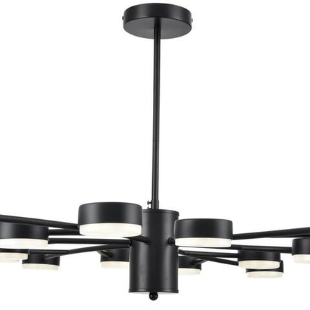 8117/18 COMFI LN26 235 черный, металл Люстра LED GX53 18*7W 220V TORINA