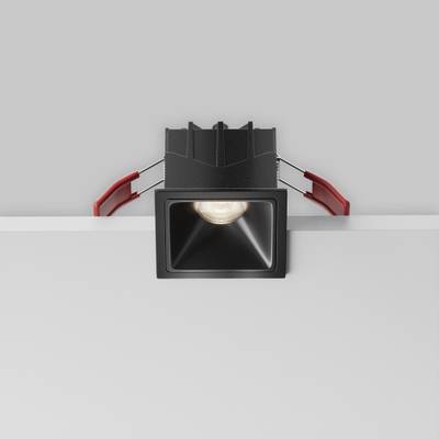 Встраиваемый светильник Alfa LED 4000K 10Вт 50°, DL043-01-10W4K-SQ-B-1. TM Maytoni