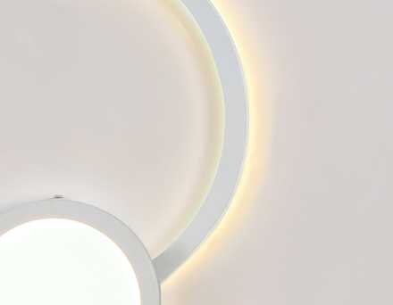 Настенный светодиодный светильник с акрилом FL413 WH белый LED 3000K 24W 340*210*50