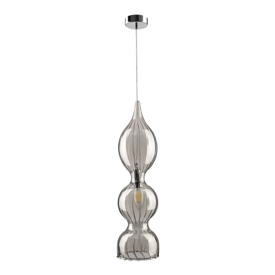 Светильник подвесной Crystal Lux IRIS SP1 B SMOKE 2074/201