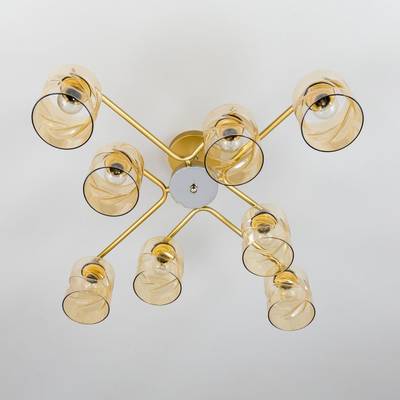 Citilux Клод CL137182 Люстра потолочная Золото