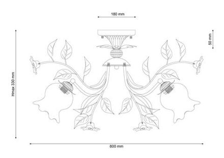 Люстра Lucia Tucci Fiori di rose 114.8