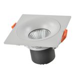 ST259.538.10 Св-к встр. Белый LED 1*10W 3000K 700Lm Ra&gt;90 60° IP44 L100xW100xH66 85-265V