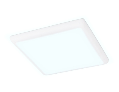 Встраиваемый cветодиодный светильник с подсветкой DCR337 24W+6W 6400K/3000K 85-265V 230*230*32 (A210*210)