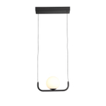 SL1581.403.01 Светильник подвесной ST-Luce Черный/Белый LED 1*8W 3200K