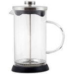 Чайник/кофейник (кофе-пресс) NERO 350 мл из боросиликатного стекла, цвет - черный