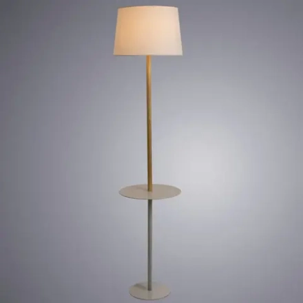 Торшер Arte Lamp CONNOR A2102PN-1WH, 1хE27