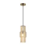 5019/1 MODERN ODL23 481 бронзовый/янтарный металл/стекло Подвес E14 1*40W PIMPA