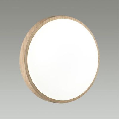 7607/CLN PALE SN 170 Светильник пластик/белый/бежеый под дерево LED 36Вт 4000К D340 IP43 LOSTA