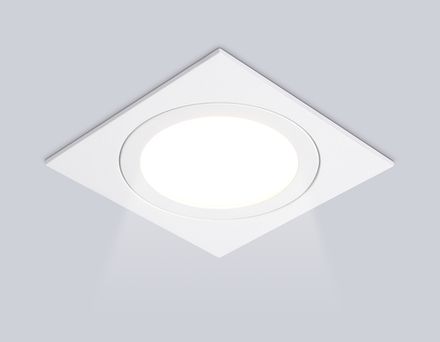 Светильник встраиваемый TN51824 WH белый GX53 max 15W 110*110*39