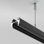 Шинопровод 2м подвесной круглый Basity, черный, TRX172-R-112B. TM Maytoni