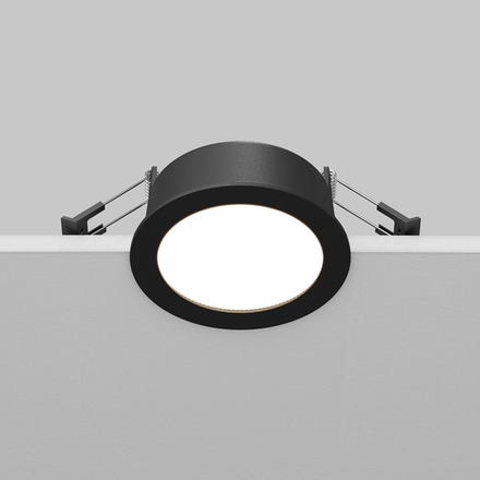 Встраиваемый светильник Орб / Orb 1*GX53 12 Вт IP44, DL130-GX53-B. TM Maytoni