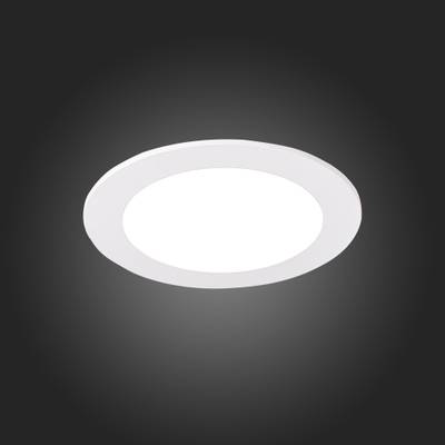 ST209.538.09 Св-к встр. Белый LED 1*9W 3000K 585Lm Ra80 110° IP20 D145xH8 90-265V