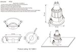 Светильник встраиваемый Crystal Lux CLT 006C1 WH 1400/167