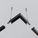 Коннектор угловой для круглого низкопрофильного шинопровода Exility, TRAM034CL-R-41B. TM Maytoni