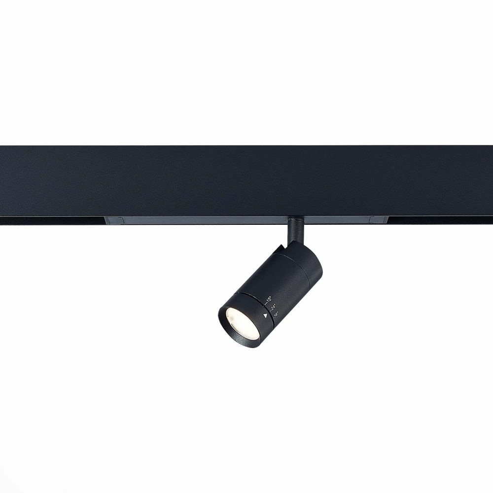 ST658.446.07 Св-к трек. Черный LED 1*7W 4000K 400Lm Ra&amp;gt;90 15-38 IP20 D40xH90 220V