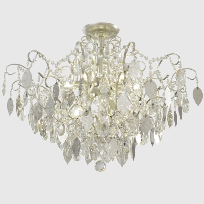 Светильник потолочный Crystal Lux ESMIRALDA PL9 SILVER 0524/109