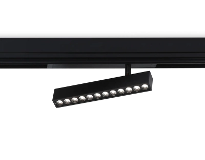 Светильник светодиодный диммируемый для шинопровода Magnetic 220V GL1342 BK черный IP20 12W 3000K-6400K 24° 232*25*112 (Без ПДУ)